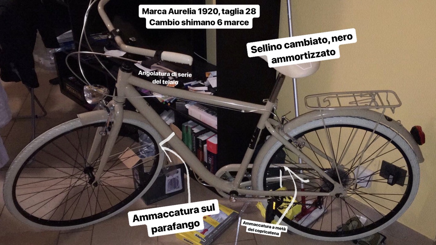 Bici Rubata 2018-03-01 | city bike Aurelia | ID: 1803042300 | Bologna