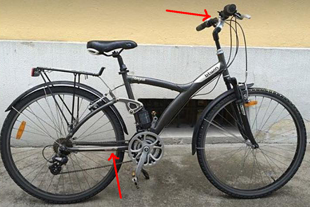 Bici Rubata 2018-02-14 | city bike B-Twin | ID: 1803101641 | Bologna