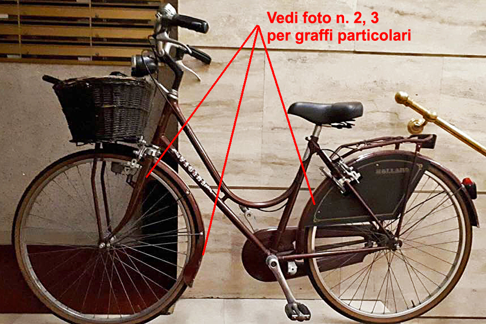 Bici Rubata 2018-03-08 | city bike Vicini | ID: 1803111338 | Bologna