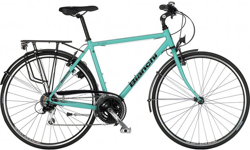 Bianchi City Bike 28 Spillo Rubino 21v Uomo Nero Rosso 47
